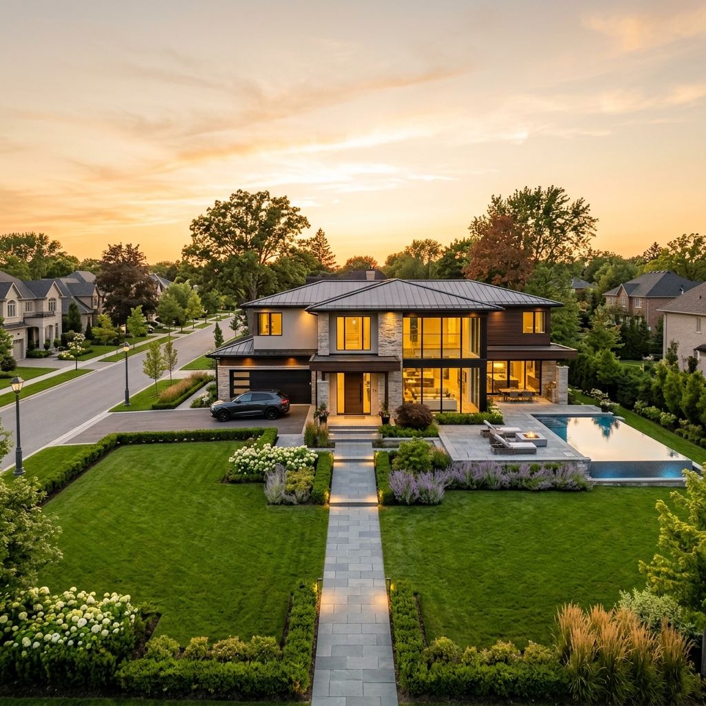 Beautiful rental home exterior